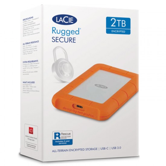 2TB LaCie STFR200403 Rugged Secure