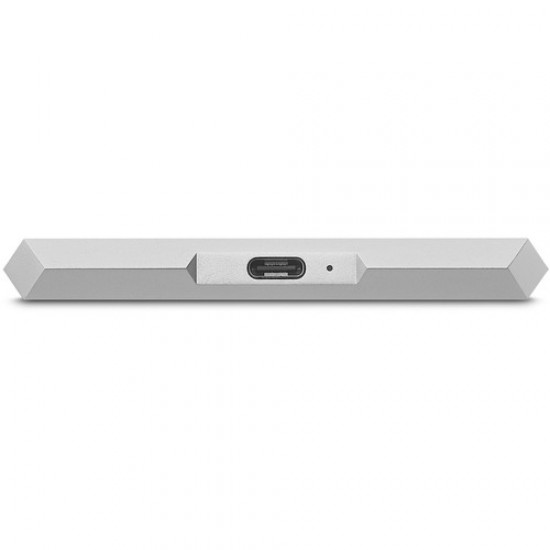 2TB LaCie STHG2000400 USB 3.1 Type-C Mobile Drive Moon Silver