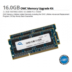 OWC 16GB Memory- 2 x 8GB 1867MHZ DDR3 SO-DIMM PC3-14900
